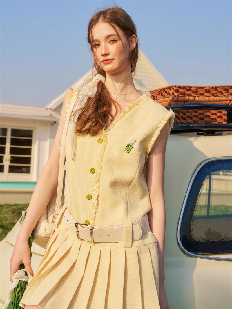 Summer Vapour V-Neck Sweet Age-Defying Dresses