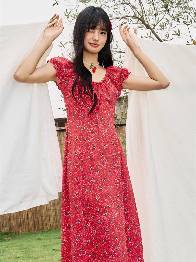 Strawberry Pie Floral Dress