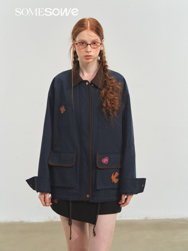 Retro Jacket for Women: Barn-Style Pocket Lapel Short Coat - Image 4