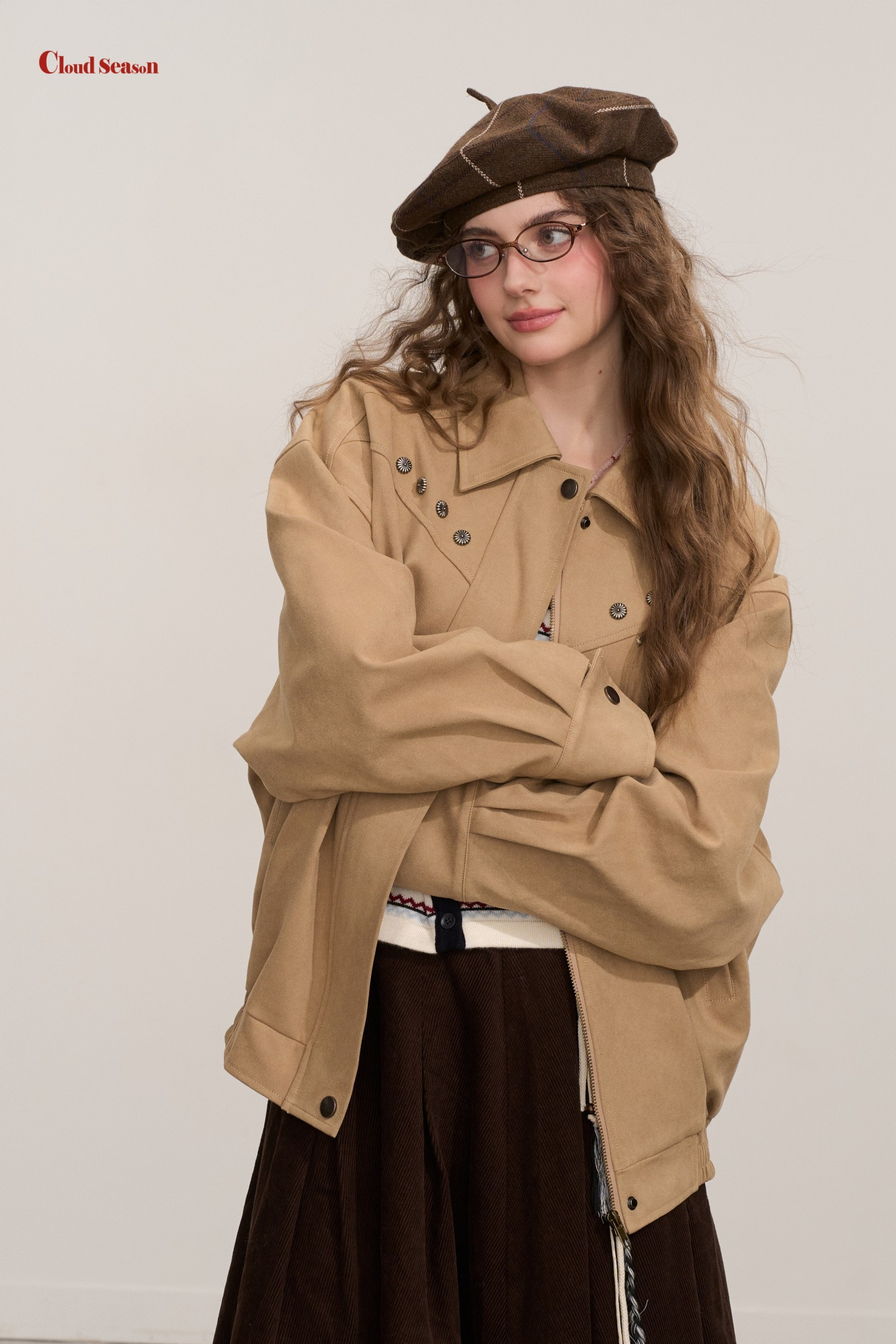 Loose-fitting Studded Jacket - Image 3