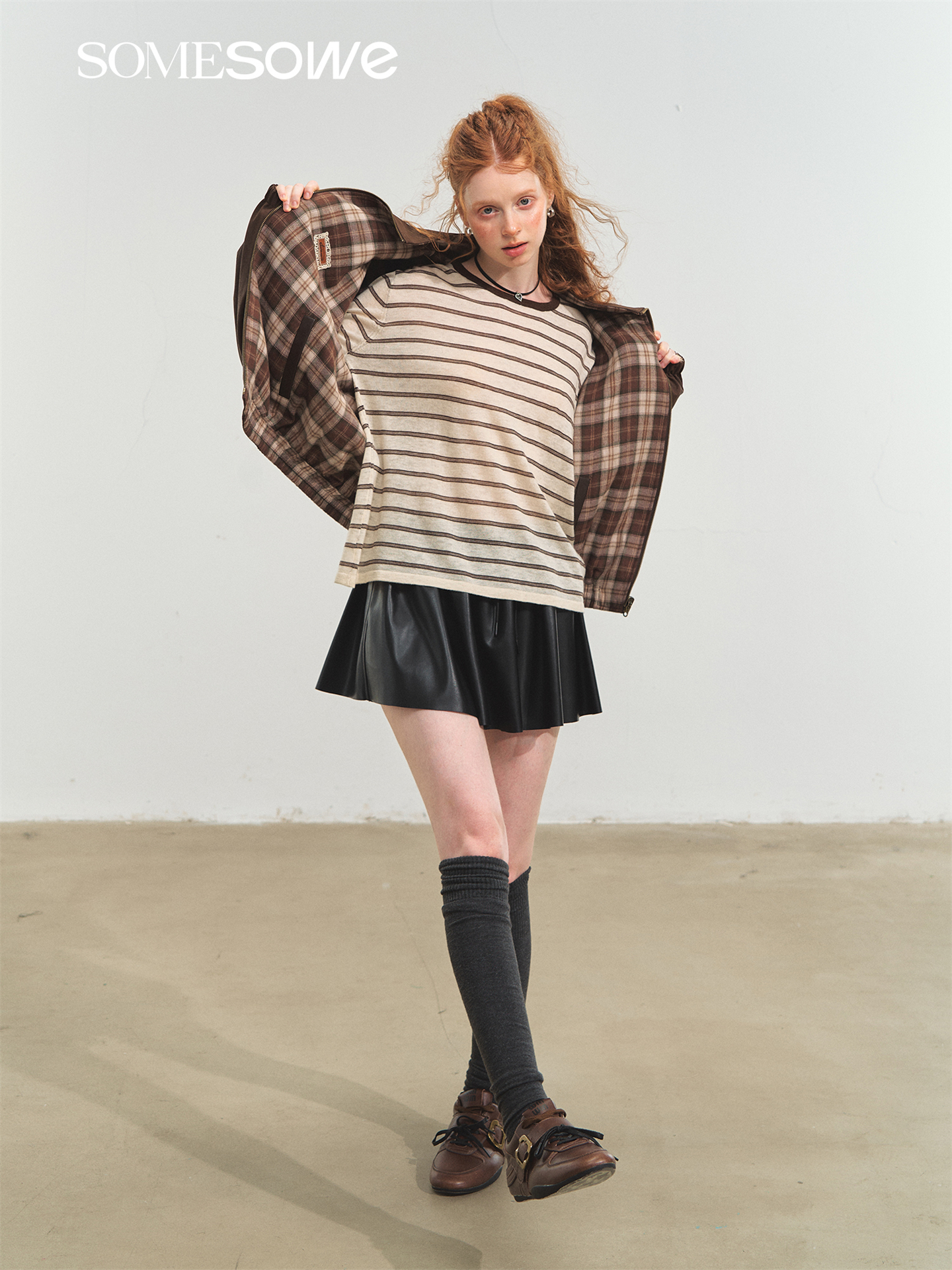 Reversible Stand-collar Jacket - Image 5