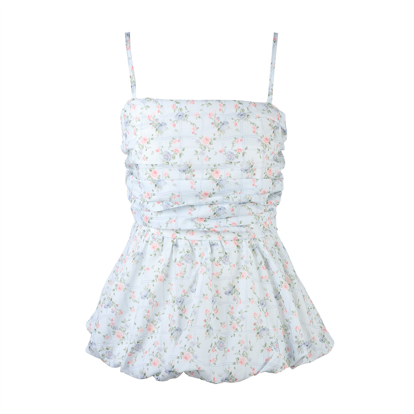 Blue Floral Halter Top - Image 8